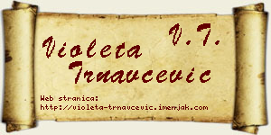 Violeta Trnavčević vizit kartica